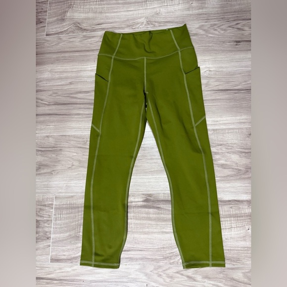 Fabletics Pants - Fabletics PureLuxe Olive Leggings women's size S